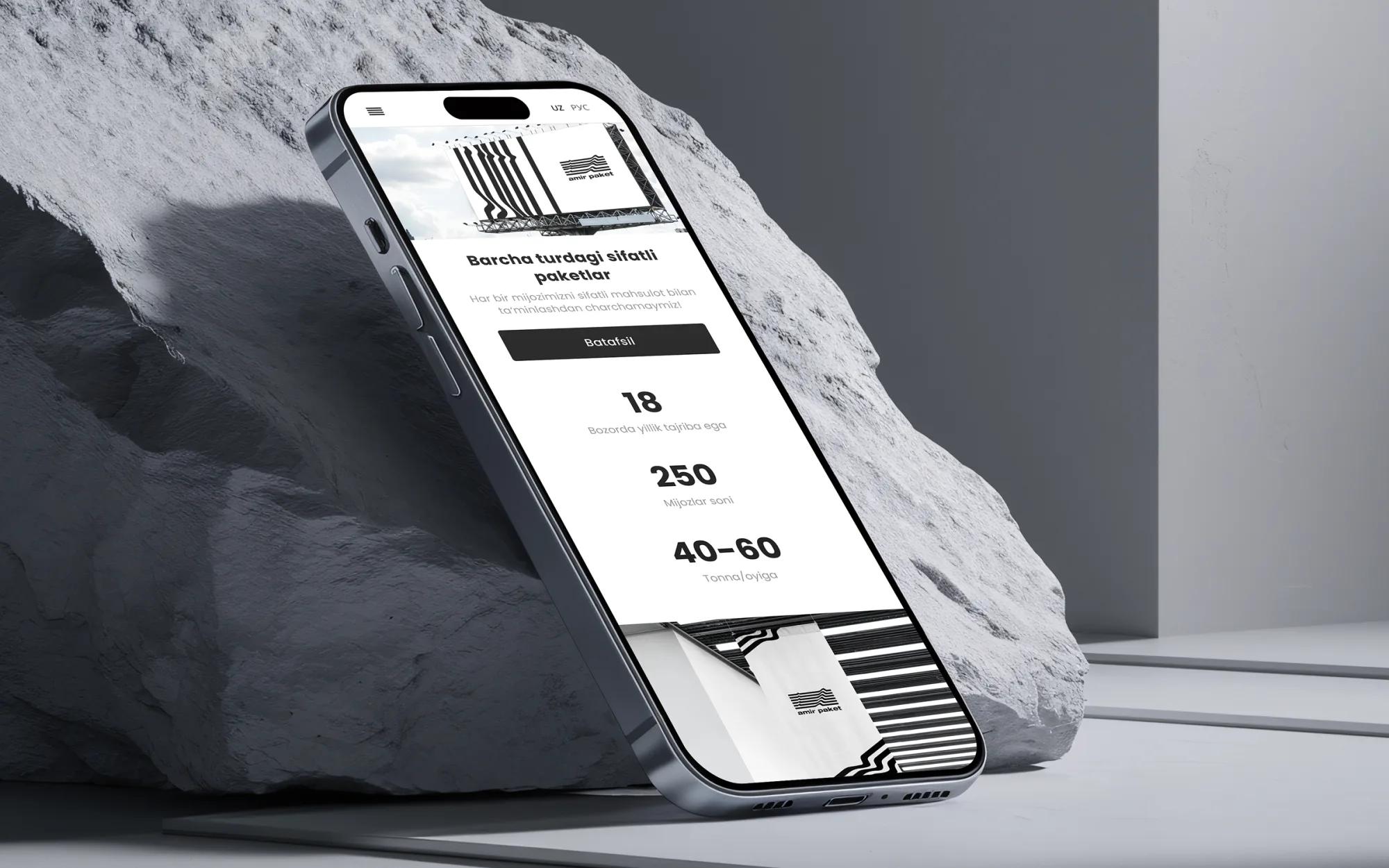 Amir Paket — paket ishlab chiqaruvchi sayti — 1