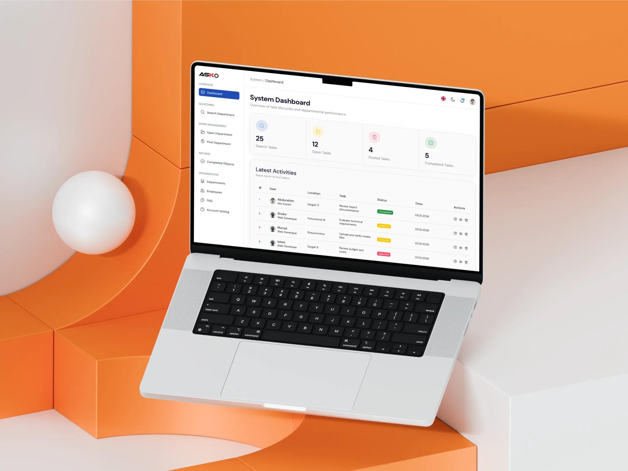 Asko — shinalar va akkumulyatorlar ERP — 2